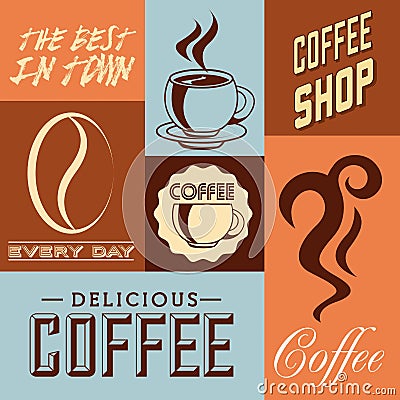 Delicious coffee design Vector Illustration