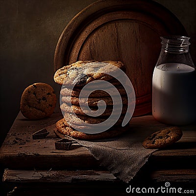 Delicious cookies Stock Photo