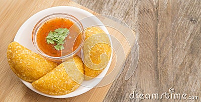 Delicious empanadas - Colombian cuisine Stock Photo