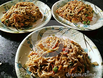 Chowmein Stock Photo