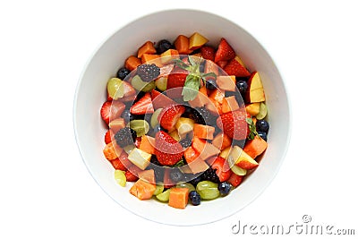 Delicious fresh Fruit Salad Stock Photo