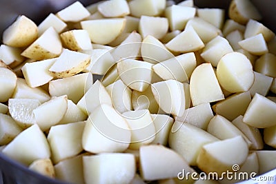 Delicious Fresh Potato for Cooking and Salad Stock Photo