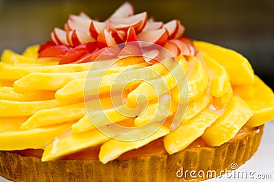 Delicious Fruitcake Stock Photo