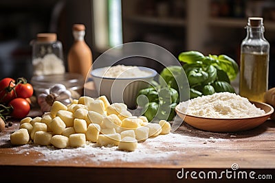 Delicious Gnocchi Stock Photo