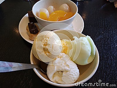 A delicious ice cream Stock Photo