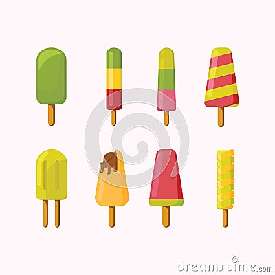 Delicious Ice Cream Vector Illustration