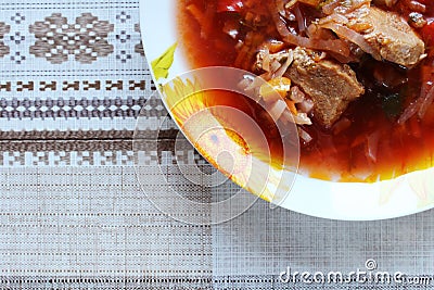 Delicious lunch close up Stock Photo