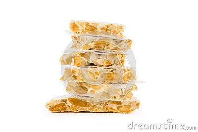 Delicious nougat Stock Photo