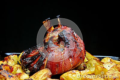 Delicious pork shanks Stock Photo