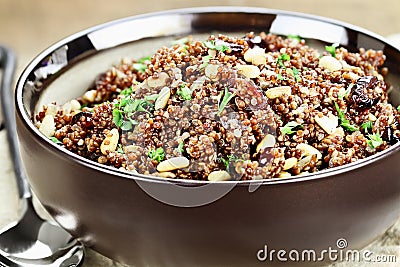 Delicious Quinoa Pilaf Stock Photo