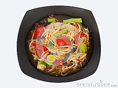 Delicious salad in Thailand Stock Photo