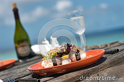 Delicious sushi lunch Stock Photo