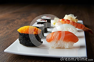 Delicious sushi meal Stock Photo