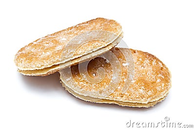 Delicious sweet crackers Stock Photo