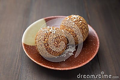 Delicious sweets of Japanese Stock Photo