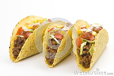 Delicious taco, mexican food Stock Photo