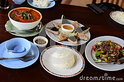 Delicious Thai food Stock Photo