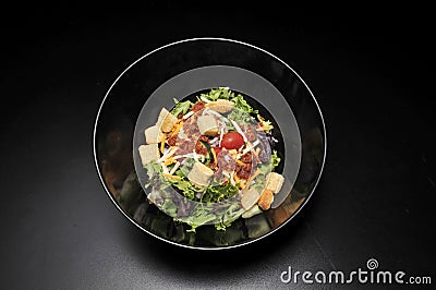 Delicious Tossed Salad Stock Photo