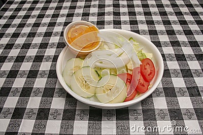 Delicious Tossed Salad Stock Photo