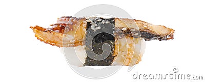 Delicious Unagi Eel Nigiri Sushi Eel Sushi on white background Stock Photo