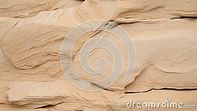 Earth-Inspired Delight: Sandstone-Like Limestone Texture. AI generate Stock Photo