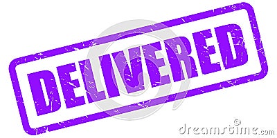 Delivered stamp Vector Illustration