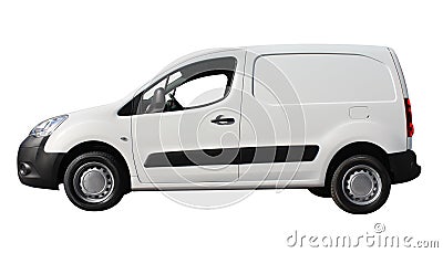 Delivery car Stock Photo