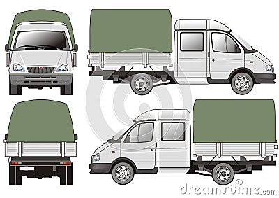 Delivery / cargo truck Vector Illustration
