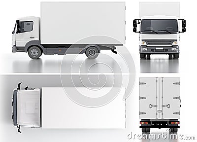 Delivery / Cargo Truck Stock Photo