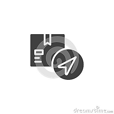 Delivery and Logistics trucking vector icon Vector Illustration