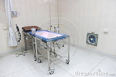 Delivery Obstetric Room Detail Stock Photo