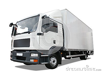 Delivery truck Stock Photo