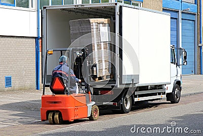 Delivery truck 01 Stock Photo