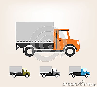Delivery truck Vector Illustration