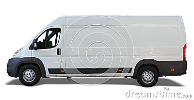 Delivery van Stock Photo