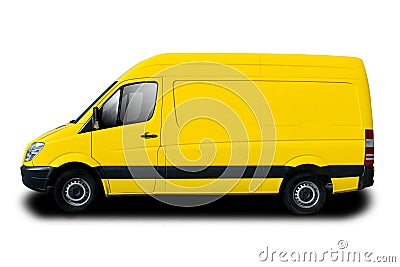 Delivery Van Stock Photo