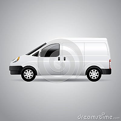 Delivery Van - Vector Illustration Vector Illustration