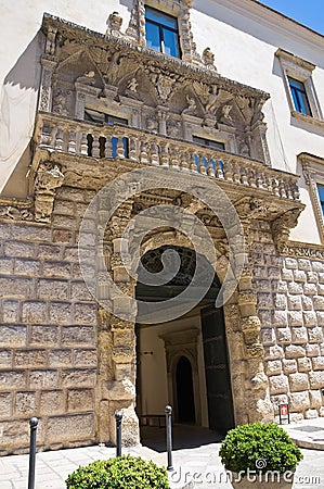 Della Marra palace. Barletta. Puglia. Italy. Stock Photo