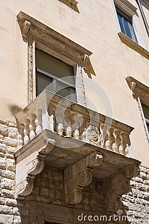 Della Marra palace. Barletta. Puglia. Italy. Stock Photo