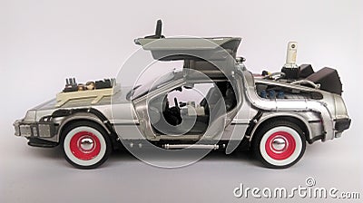 Delorean - Back to the future car part 3 Editorial Stock Photo