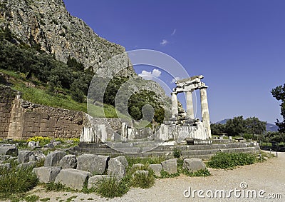 Delphi,Greece Stock Photo