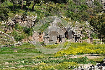 Delphi Pythian Stadium Stock Photo
