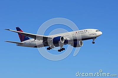 Delta Air Lines `The Spirit of Atlanta` Editorial Stock Photo