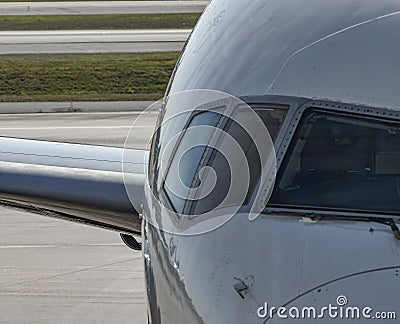 Delta Airlines Boeing 757 standing at Orlando Airport Editorial Stock Photo