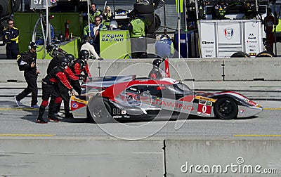 DeltaWing retires from race Editorial Stock Photo