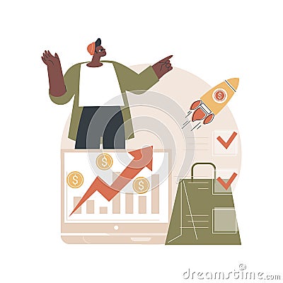 Demand planning abstract concept vector illustration. Vector Illustration