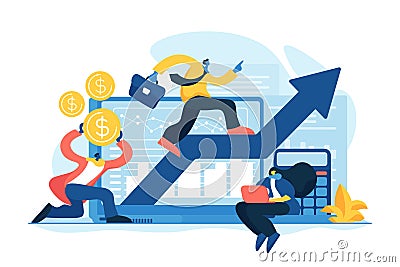 Demand planning concept vector illustration Vector Illustration