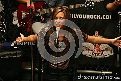 Demi Lovato Editorial Stock Photo