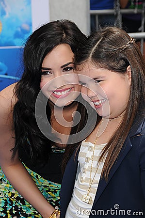 Demi Lovato Editorial Stock Photo