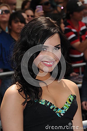 Demi Lovato Editorial Stock Photo